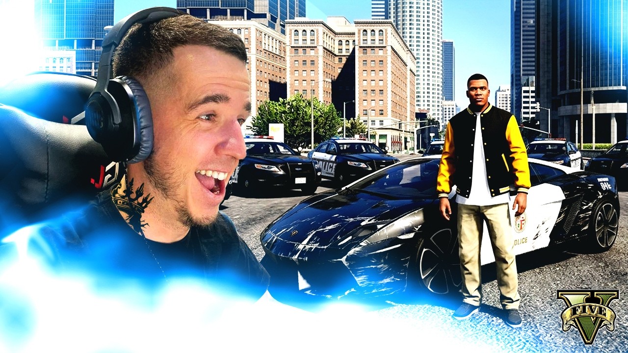 Я Угнал ПОЛИЦЕЙСКУЮ ТАЧКУ Во ВРЕМЯ ПОГОНИ В GTA 5!