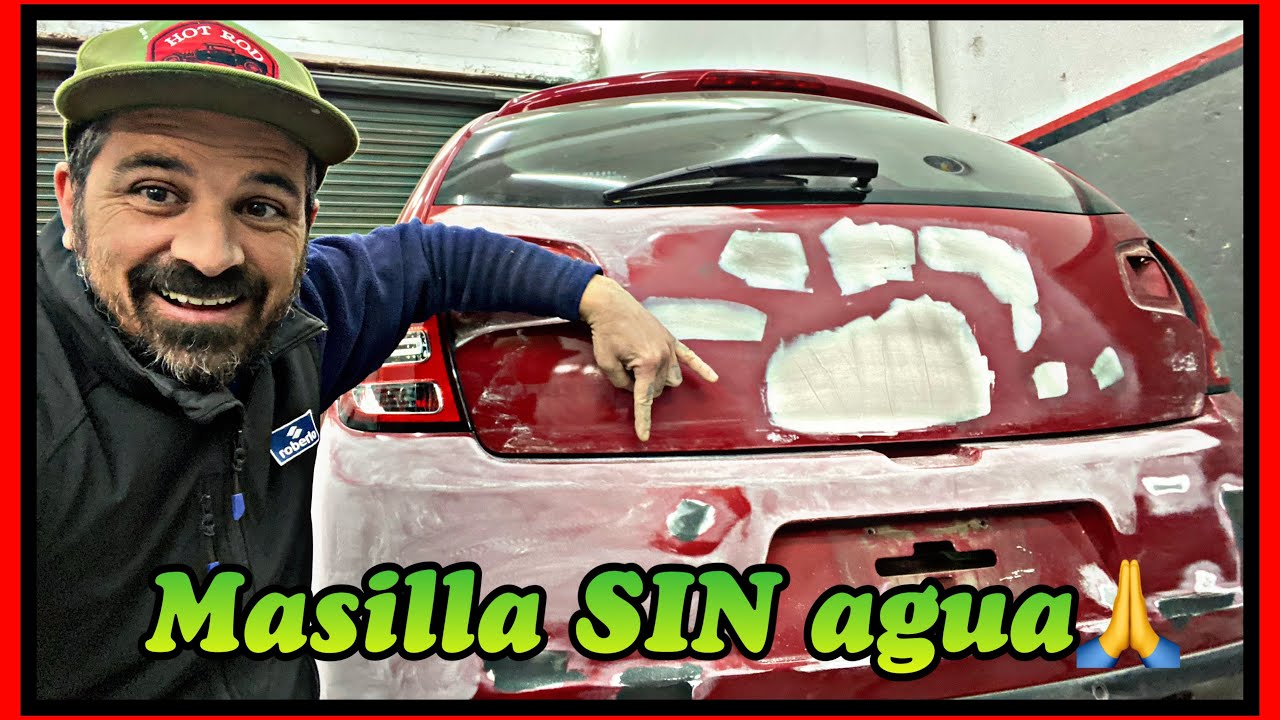 PORQUE NO TENES QUE LIJAR CON AGUA LA MASILLA