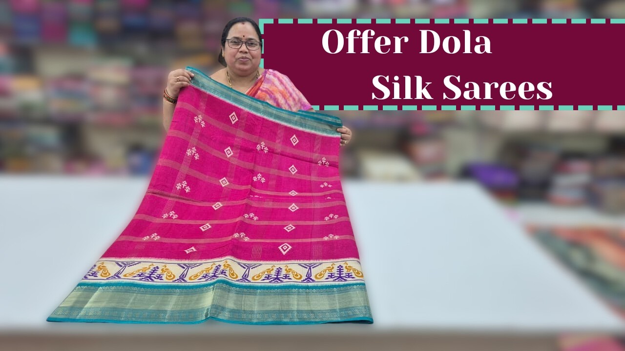 Offer Dola Silk Sarees || Wholesale Shop || GSR HANDLOOMS