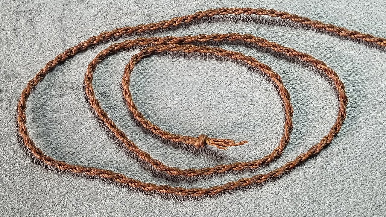 DIY Makramee Eine Kordel an einem fertigen Schmuckst&uuml;ck verdrillen, wie geht das? Level 1; 12/2021