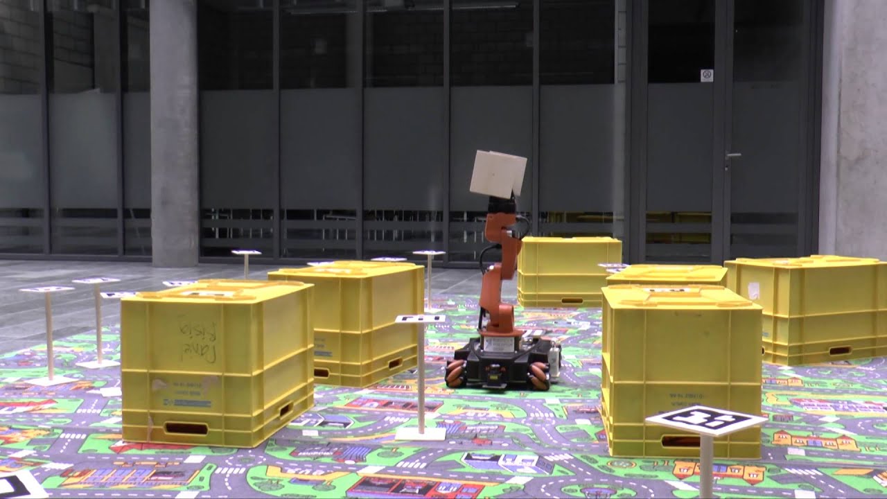 Aerial-guided Navigation of a Ground Robot among Movable Obstacles