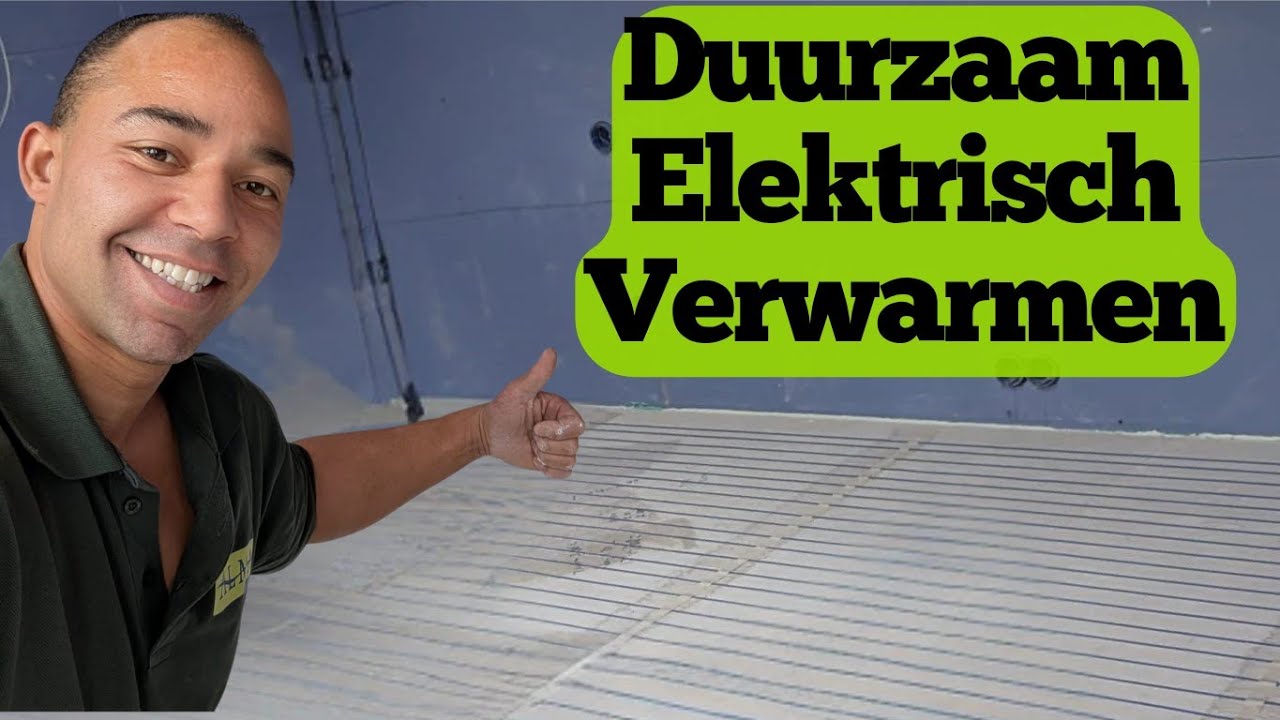 Elektrische vloerverwarming aanleggen in een Serre
