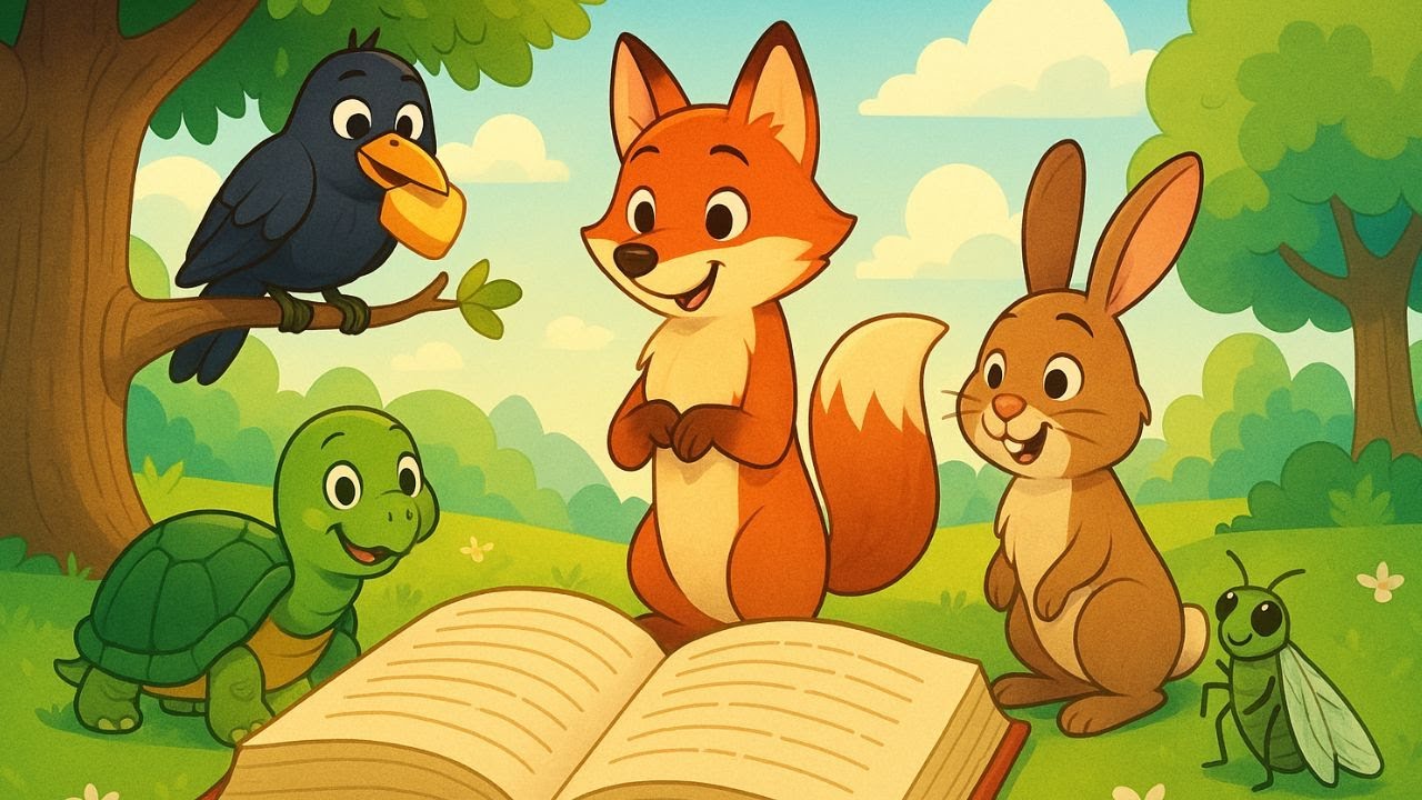 👉 Les Fables de La Fontaine en Dessins Animés en français – Compilation pour Enfants 👧🧒