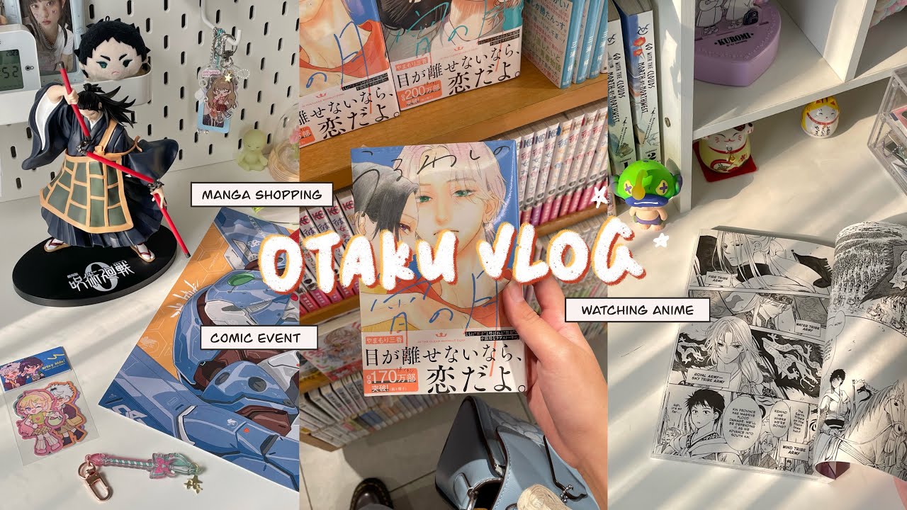 VLOG • days in an otaku life | manga shopping, comic event & more!