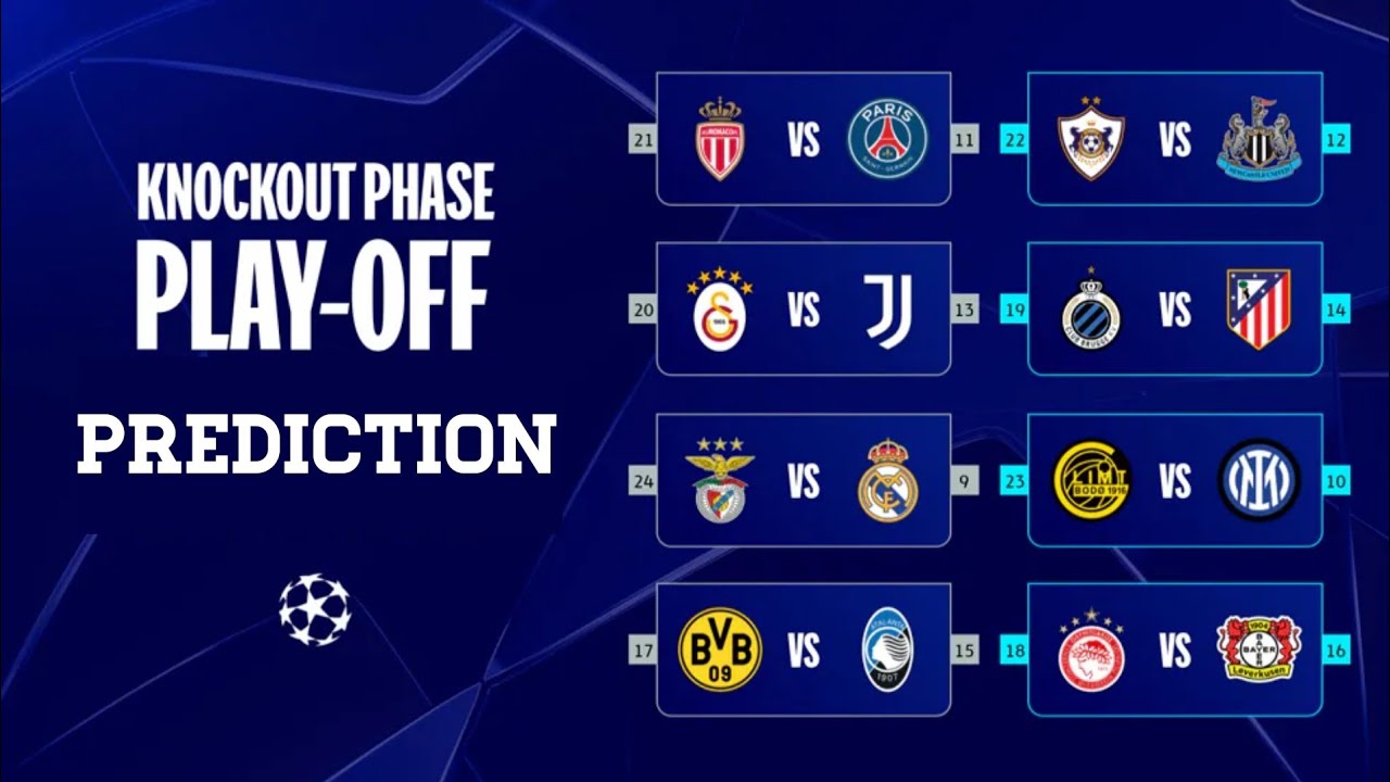 Prediction KO Phase Playoff | UEFA Champions League 2025/26