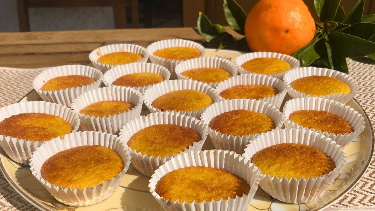 QUEQUES DE LARANJA em cinco minutos ! Muito simples e deliciosos!