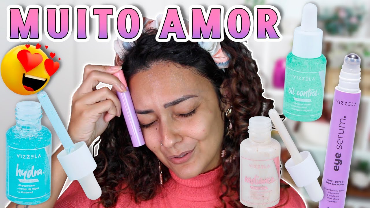 LANÇAMENTOS SKINCARE VIZZELA - Skin Serum + Eye Serum
