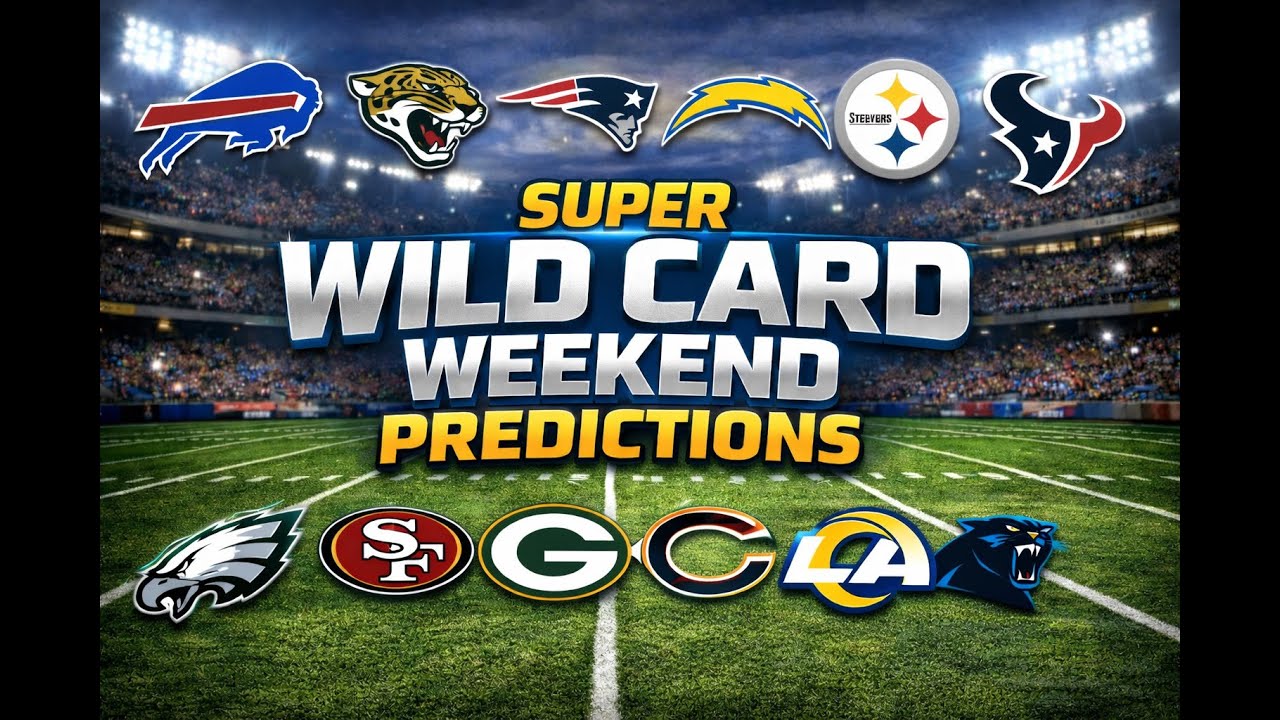 NFL SUPER WILD CARD WEEKEND PREDICTIONS!!
