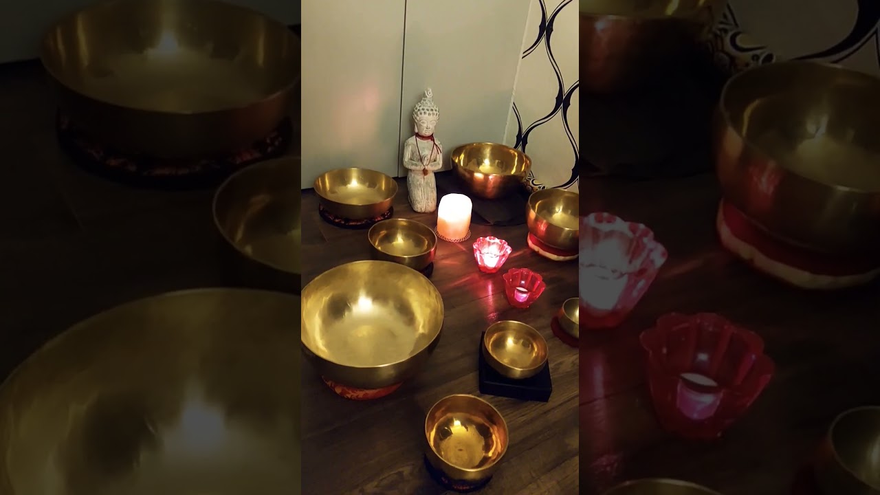 Dnes hraje a naciťuje zvuk a vibr&aacute;ciu dc&eacute;rka # vibr&aacute;cia #zvuk #singingbowls #soundhealing