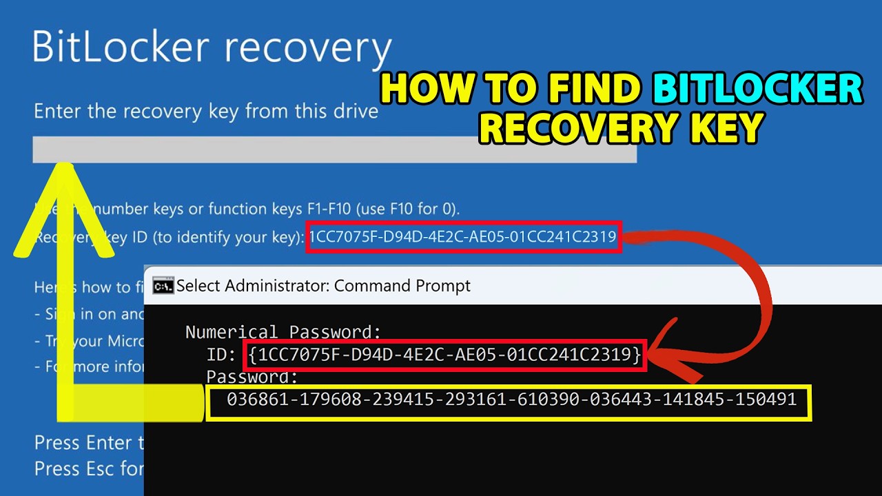 How to Find BitLocker Recovery Key HP Laptop | Works on HP, Dell, Lenovo & All Windows 11 & 10 PCs