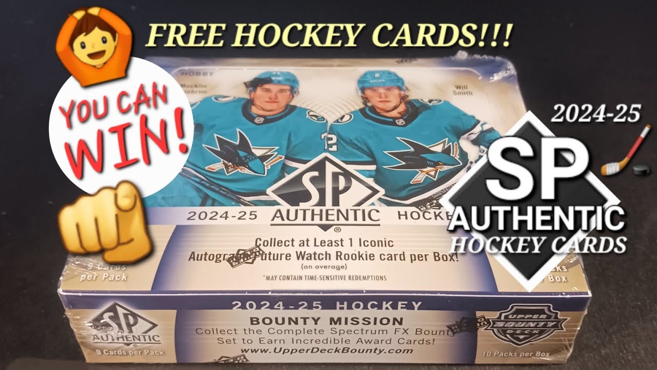 CHECK OUT MY HITS AND WIN! 🤩 2024-25 SP AUTHENTIC HOCKEY BOX BREAK FOR FUTURE WATCH AUTOGRAPH ROOKIE