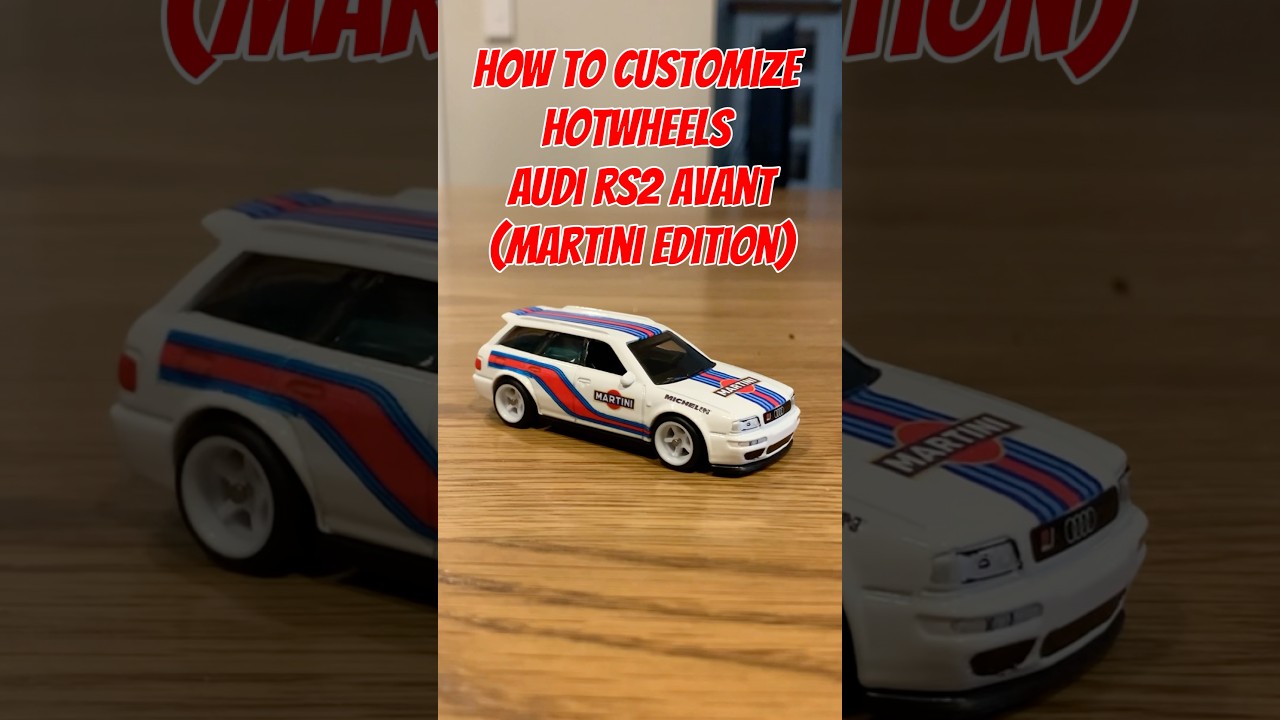 How to CUSTOMIZE HOTWHEELS AUDI RS2 AVANT🔥#hotwheels#car#diy#custom #cars#diecast#jdm#audi#martini