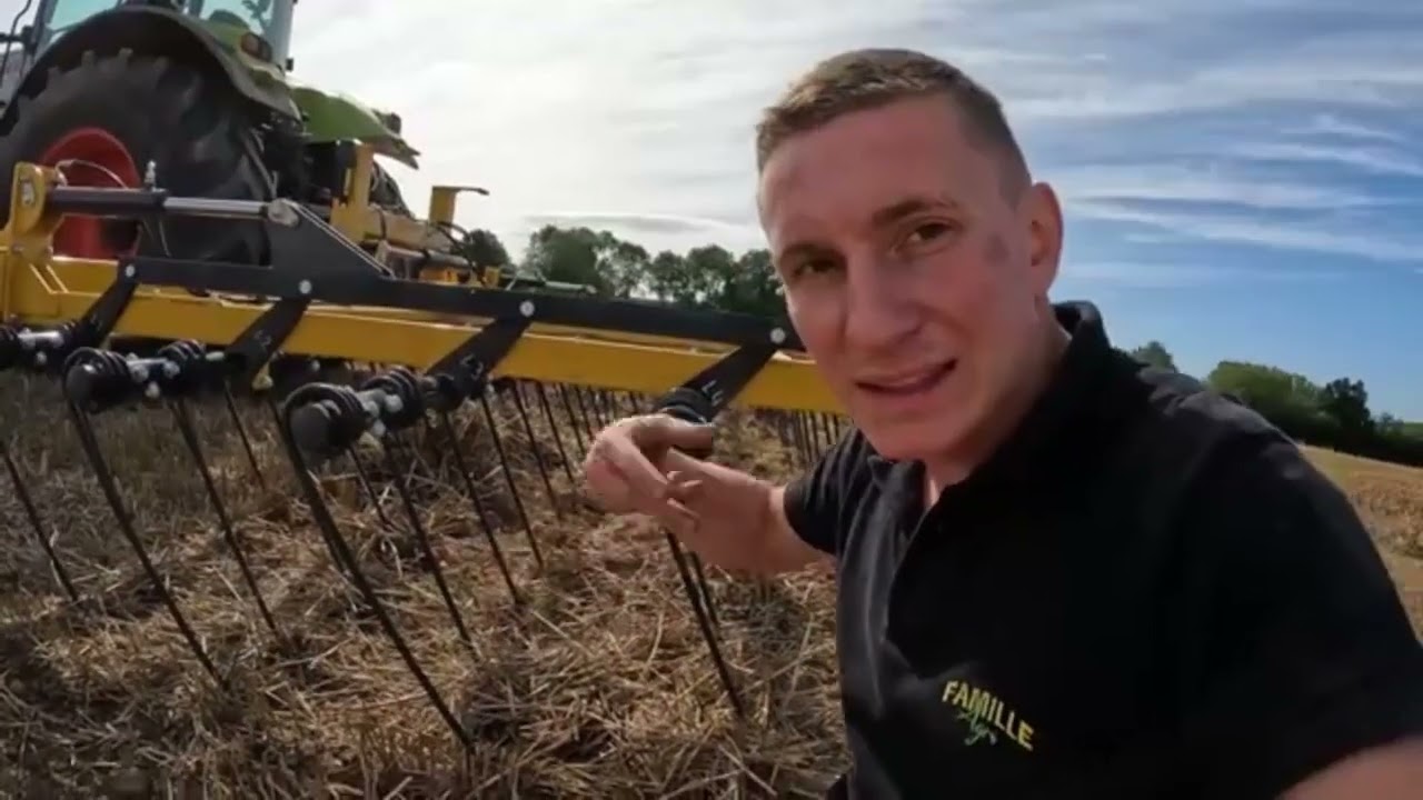 CLAYDON Herse paille 7.5 - Témoignage et essai avec Marc