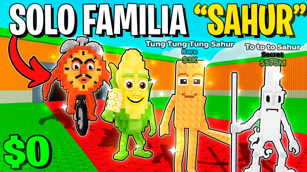 😯 De $0 a $1 TRILLÓN *SOLO* Con BRAINROTS De La Familia Sahur