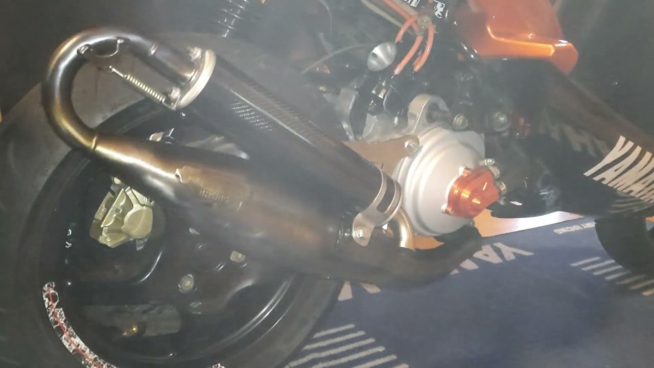 yamaha aerox stage 6 Sport pro, 24mm pwk yasuni c16 er läuft tuning