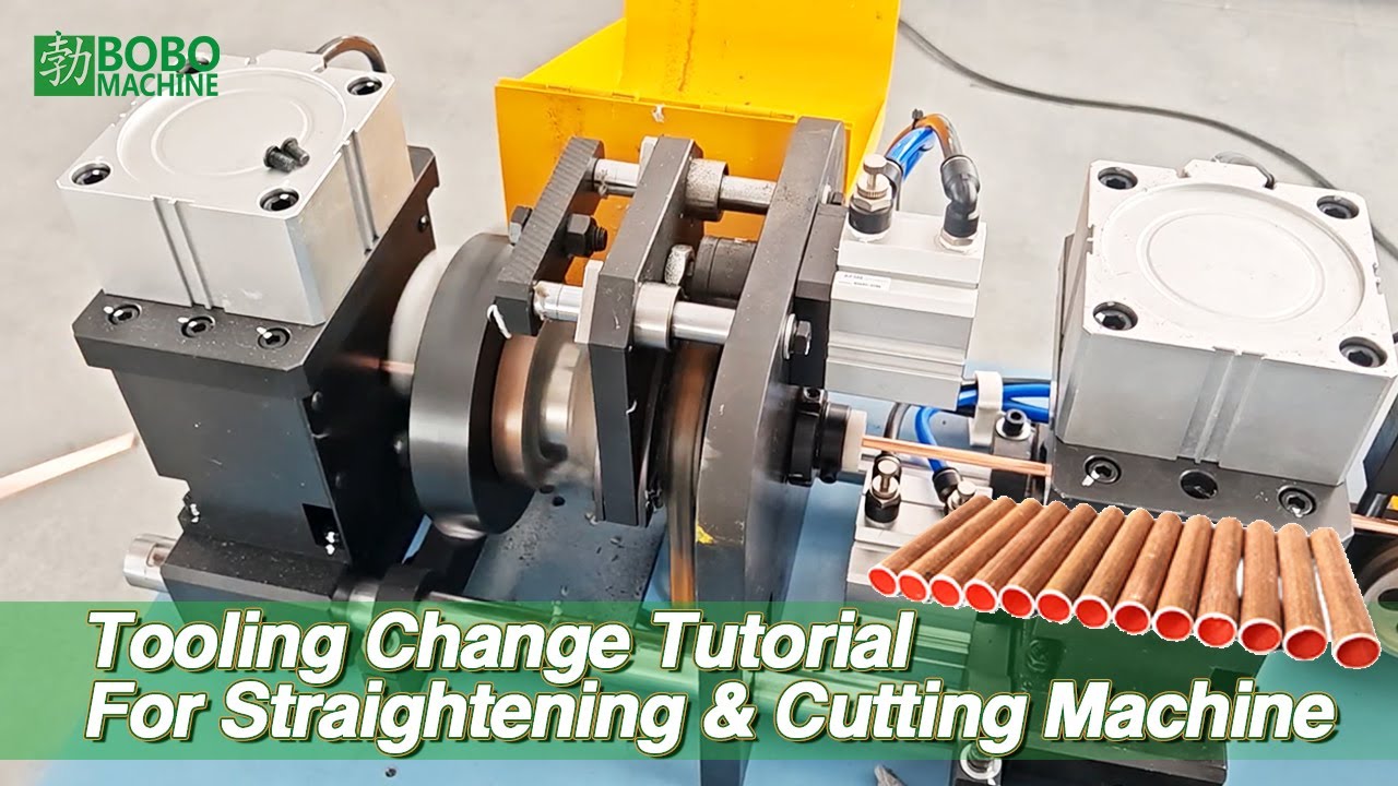 Tooling Change Tutorial For Straightening And Cutting Machine For AC