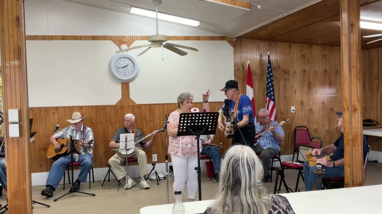 Ann singing at Hal and Friends, Angels Unaware