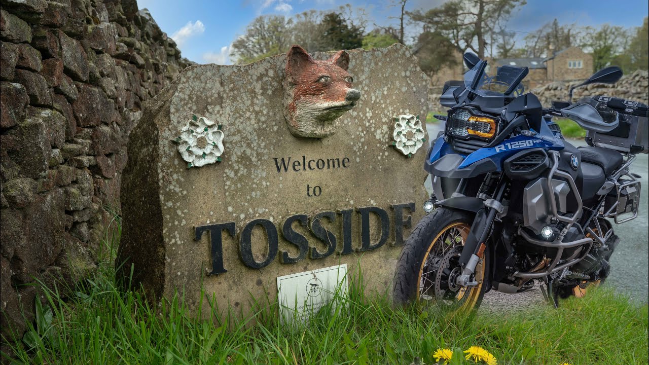 Riding through the Forest of Bowland on my BMW GSA 1250