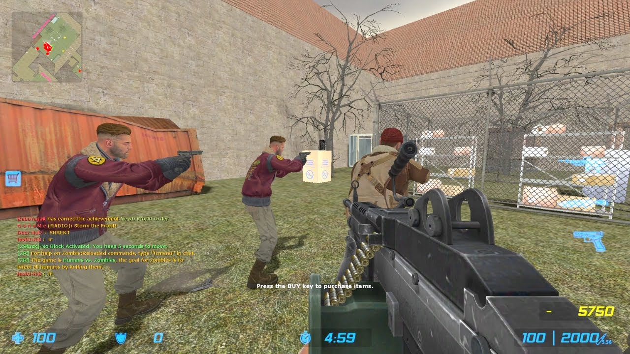 CSS: Zombie Mod - zm_Rush_Final_4 on Elite HunterZ