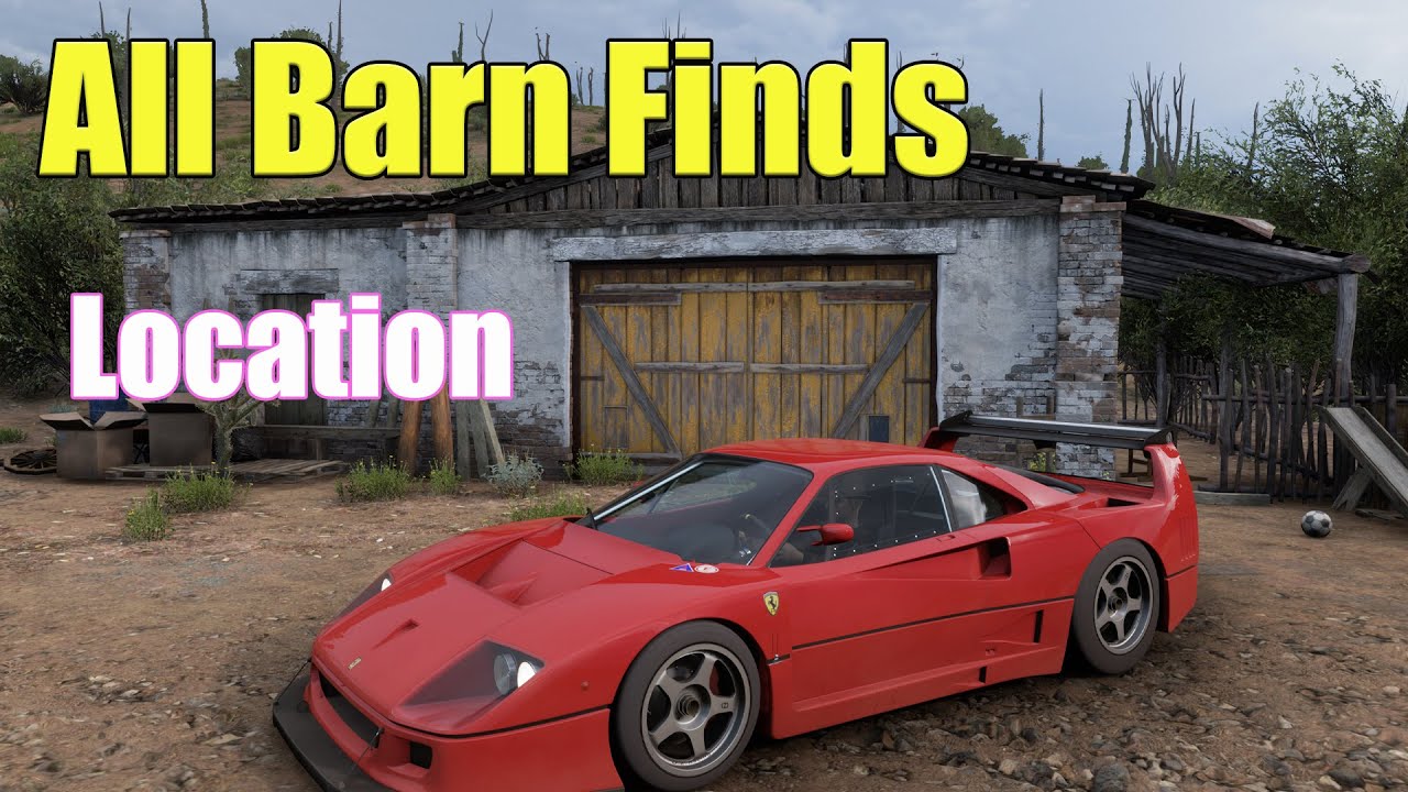 Forza Horizon 5 All Barn Finds Locations (14 Cars) - Get Hidden