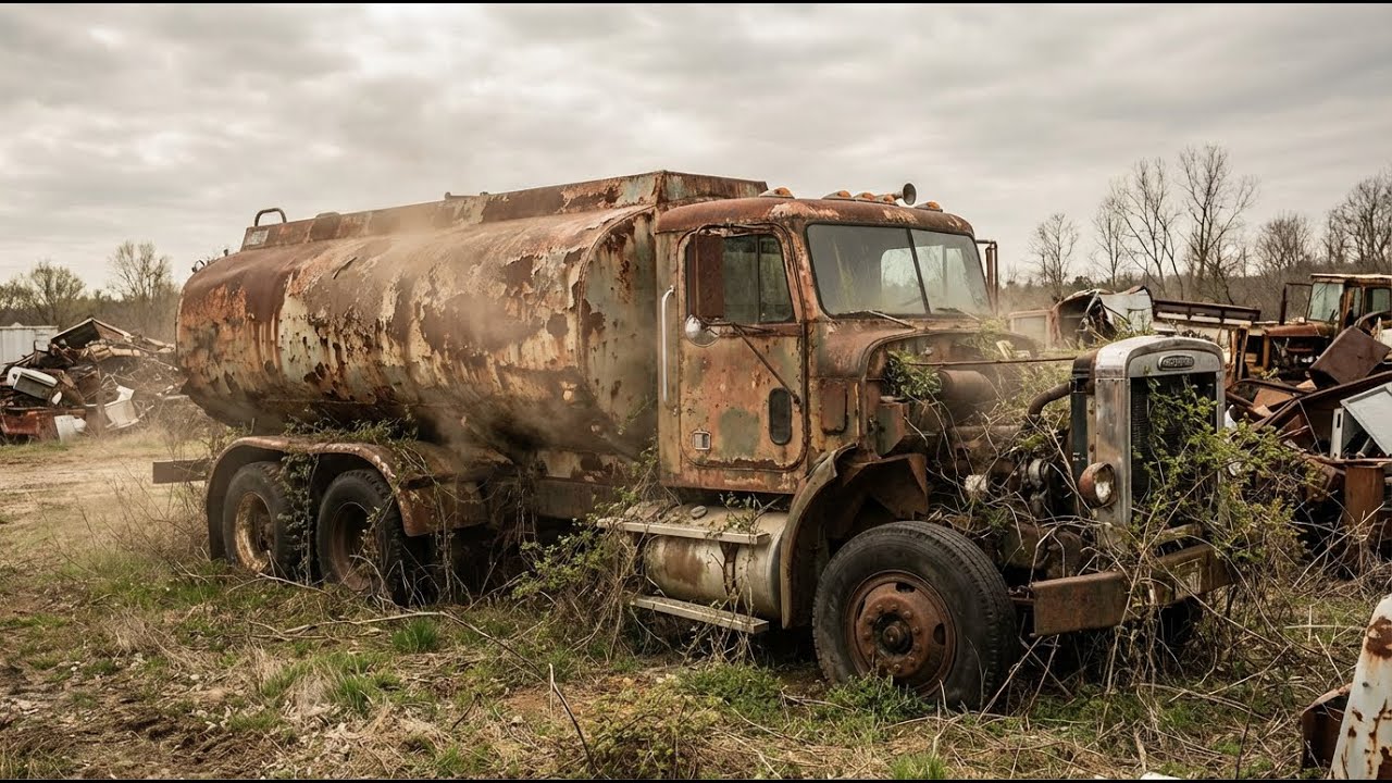 Abandoned 1967 Freightliner Cascadia 122SD Fully Restored – ASMR Car Restoration