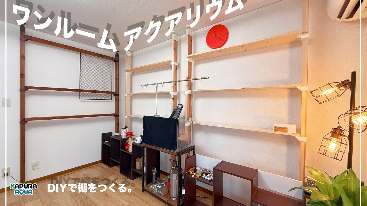 おしゃれな部屋でアクアリウムをしたい【DIY】