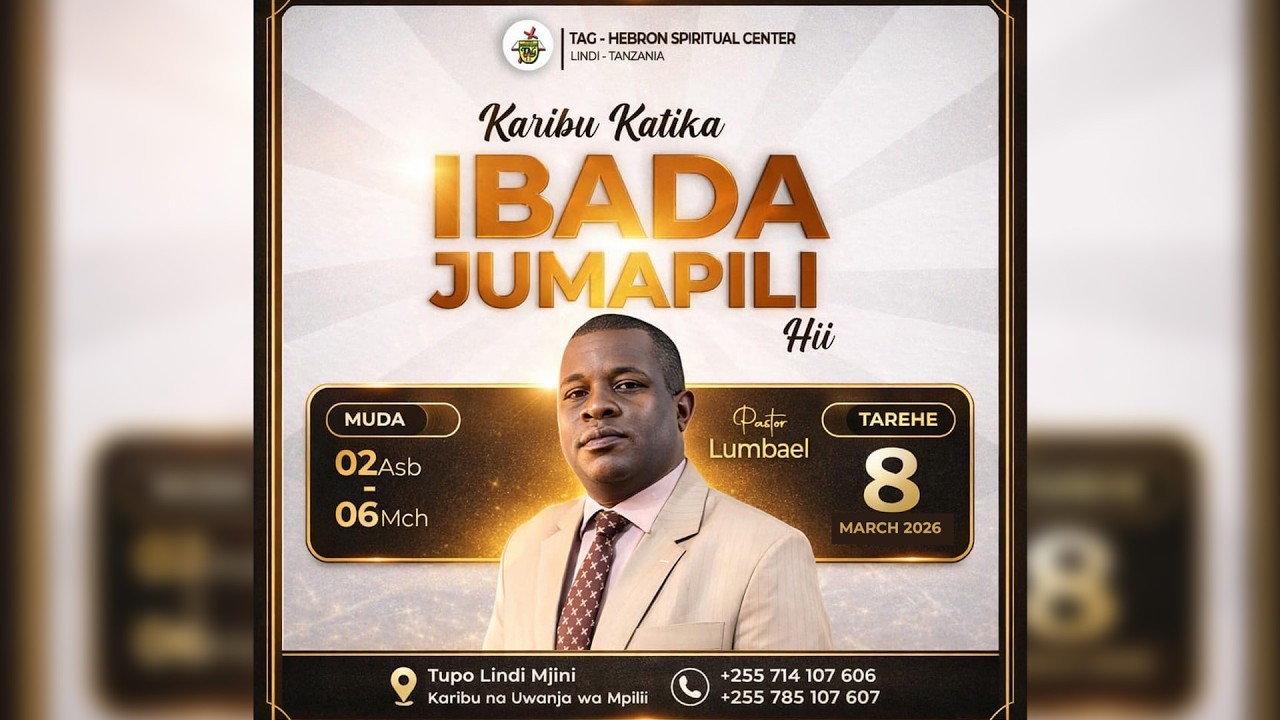 IBADA YA JUMAPILI | 8 MACHI 2026
