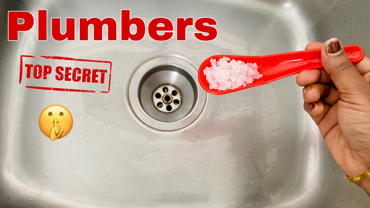 సింక్ block అయినప్పుడు 1స్పూన్ ఇది వేయండి | how to unclog kitchen sinks in seconds #tips #hometips