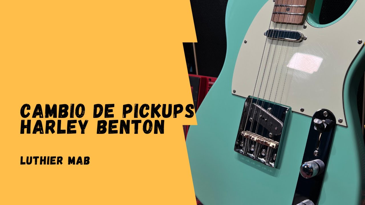 Cambio de pickups para Telecaster Harley Benton VT Series