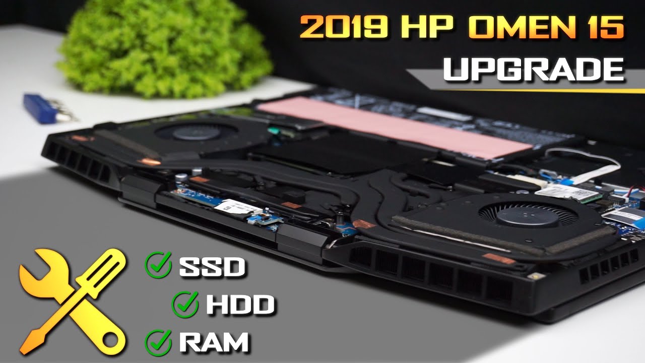 Обновление оперативной памяти / твердотельного накопителя / жесткого диска HP Omen 15 (2019) — ру...