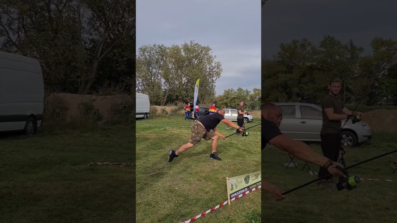 Tournament casting in Romania #beastcast #nashtackle #carpfishing #carp