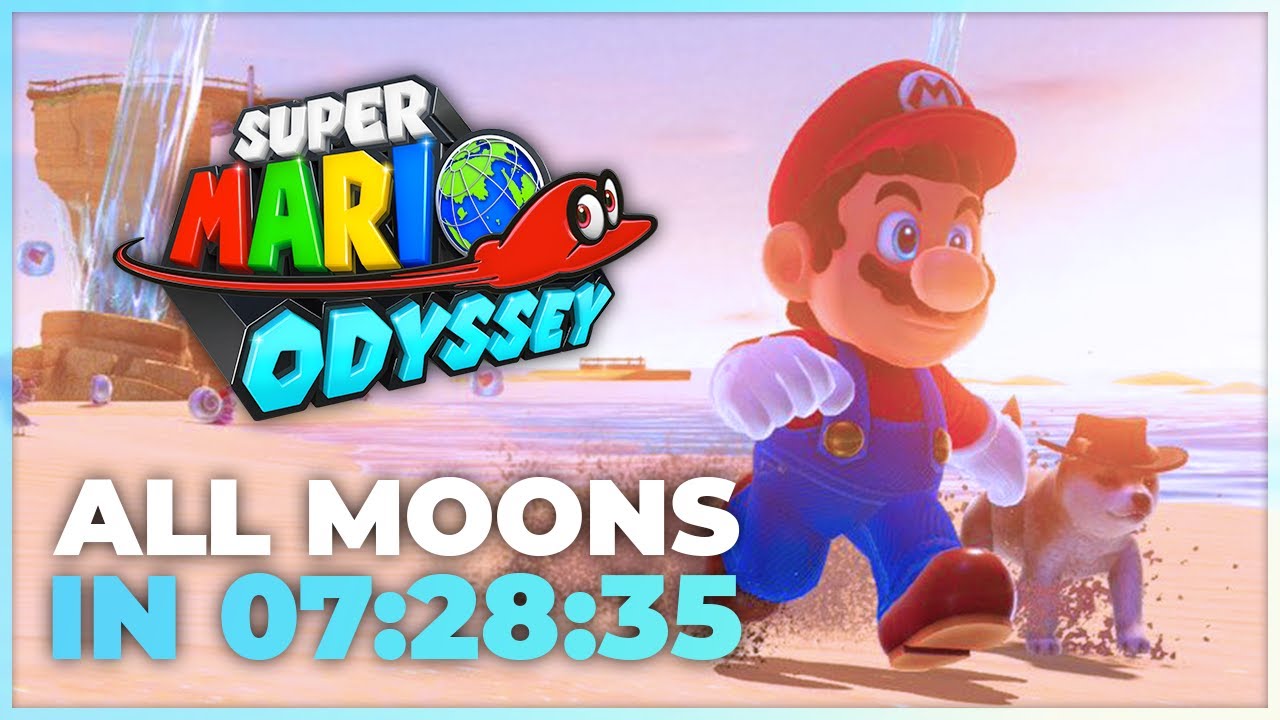 ALL MOONS World Record - Super Mario Odyssey (7:28:35)