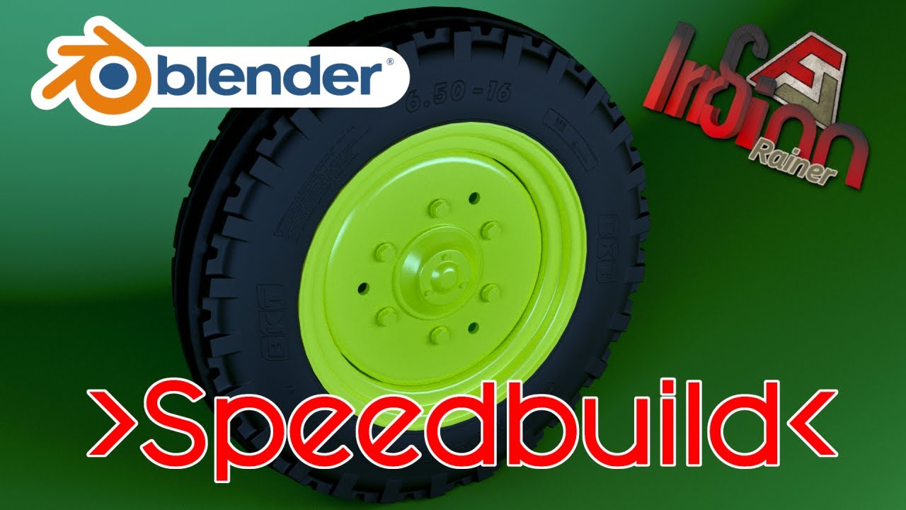 FS22 - John Deere 710 // Custom Front Rims // Blender Speedbuild