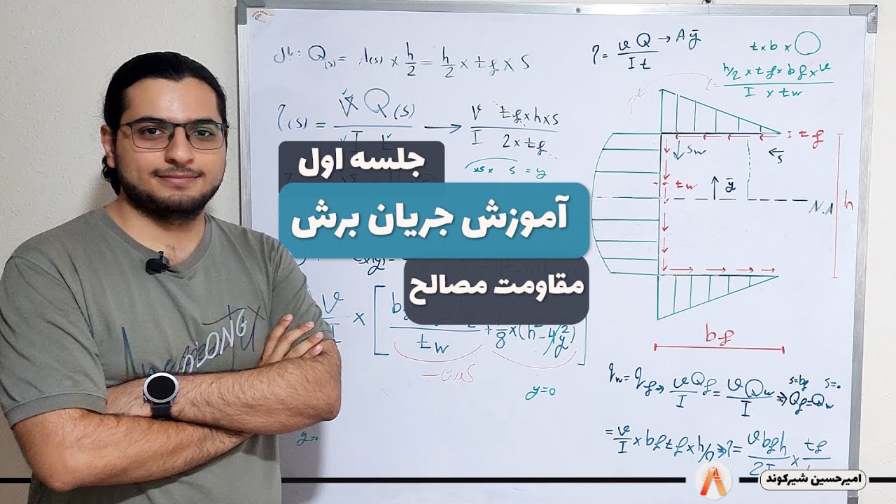 آموزش جریان برش-مقاومت مصالح-جلسه 1