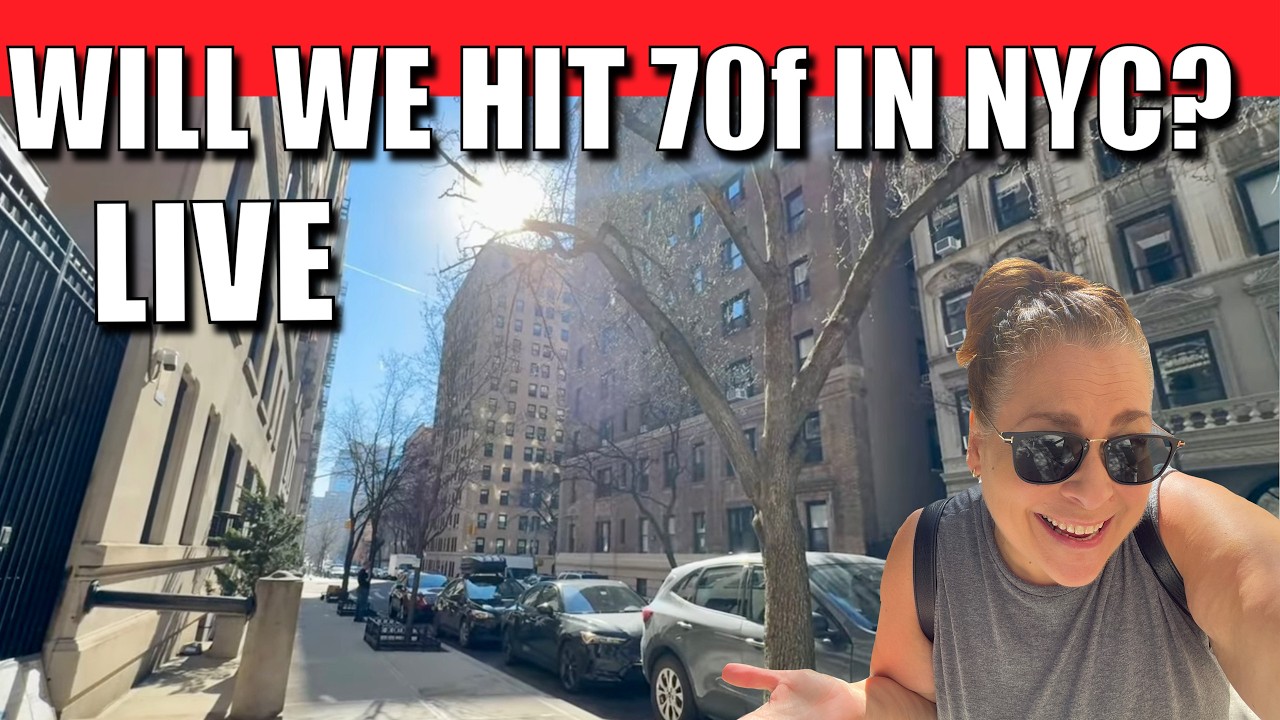 LIVE 🔴 Will the Warmer Weather Continue in NYC? ☀️ #NYC #city #explore