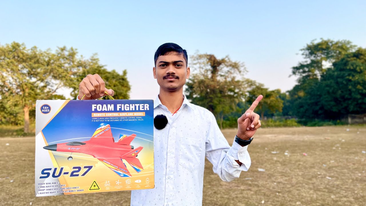 SU-27 Fighter RC Plane | Lightweight EPP Foam | 300m Control Range