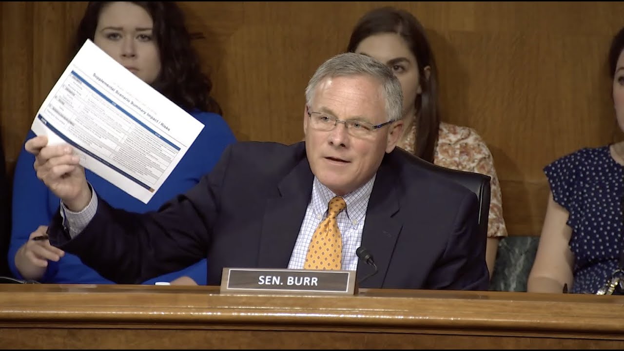 Sen. Burr presses Admin on lack of COVID-19 planning to meet future threats, regain public trust