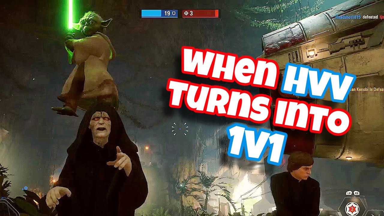 THIS is why we love Battlefront 2 — 1V1 HvV madness!