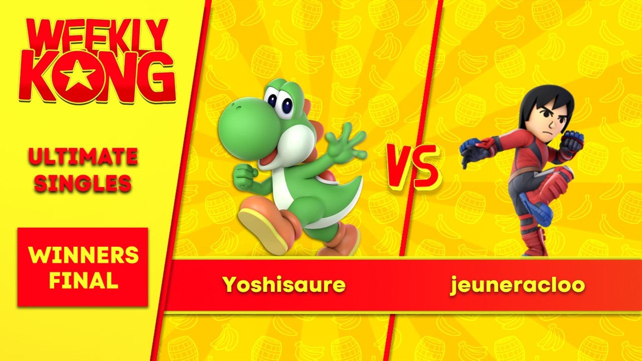 KONG#10 - Winners Final - Yoshisaure (Yoshi) VS jeuneracloo (Mii Brawler)