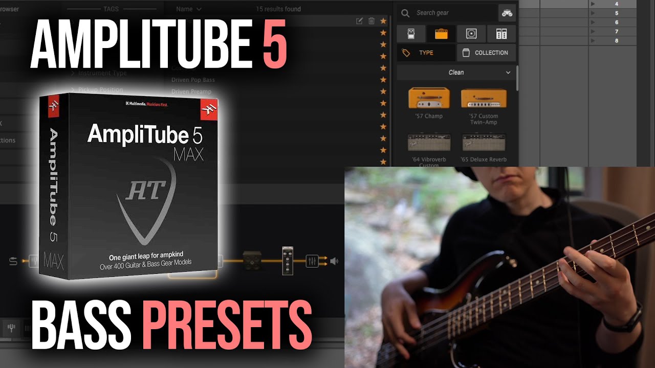 Amplitube 5 Bass presets