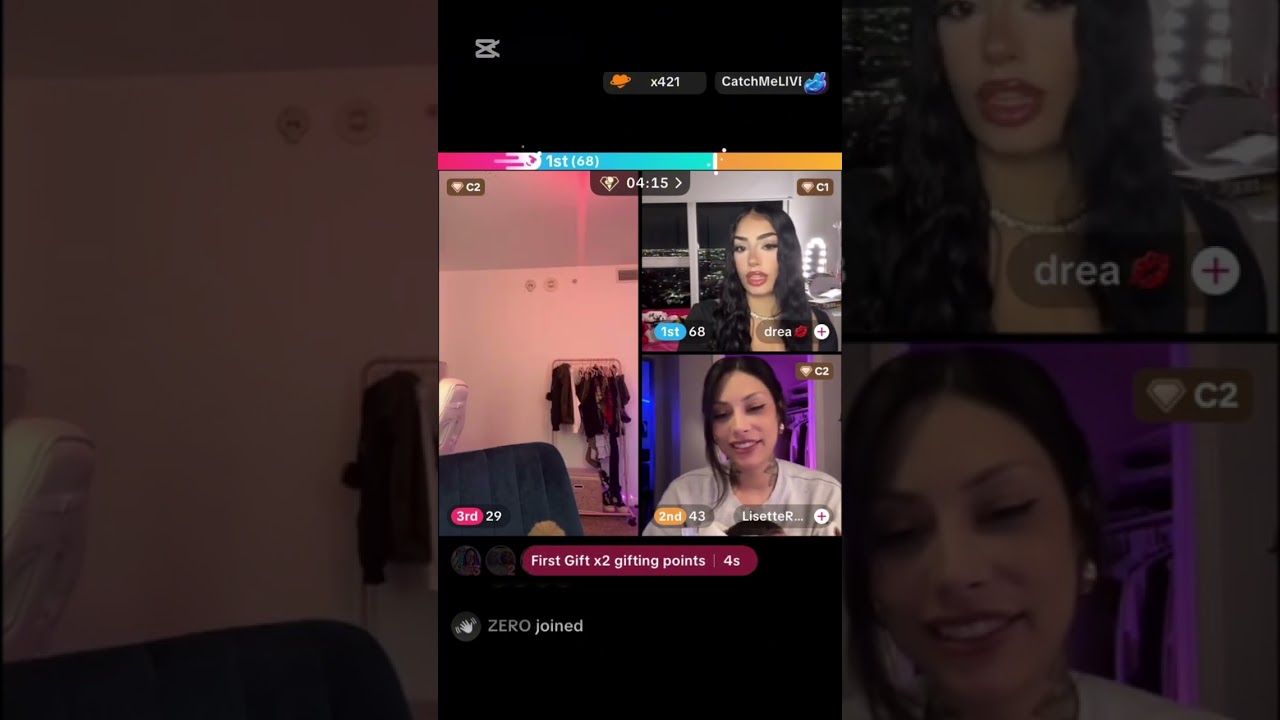 Stella with others Wednesday night TikTok live video new 
