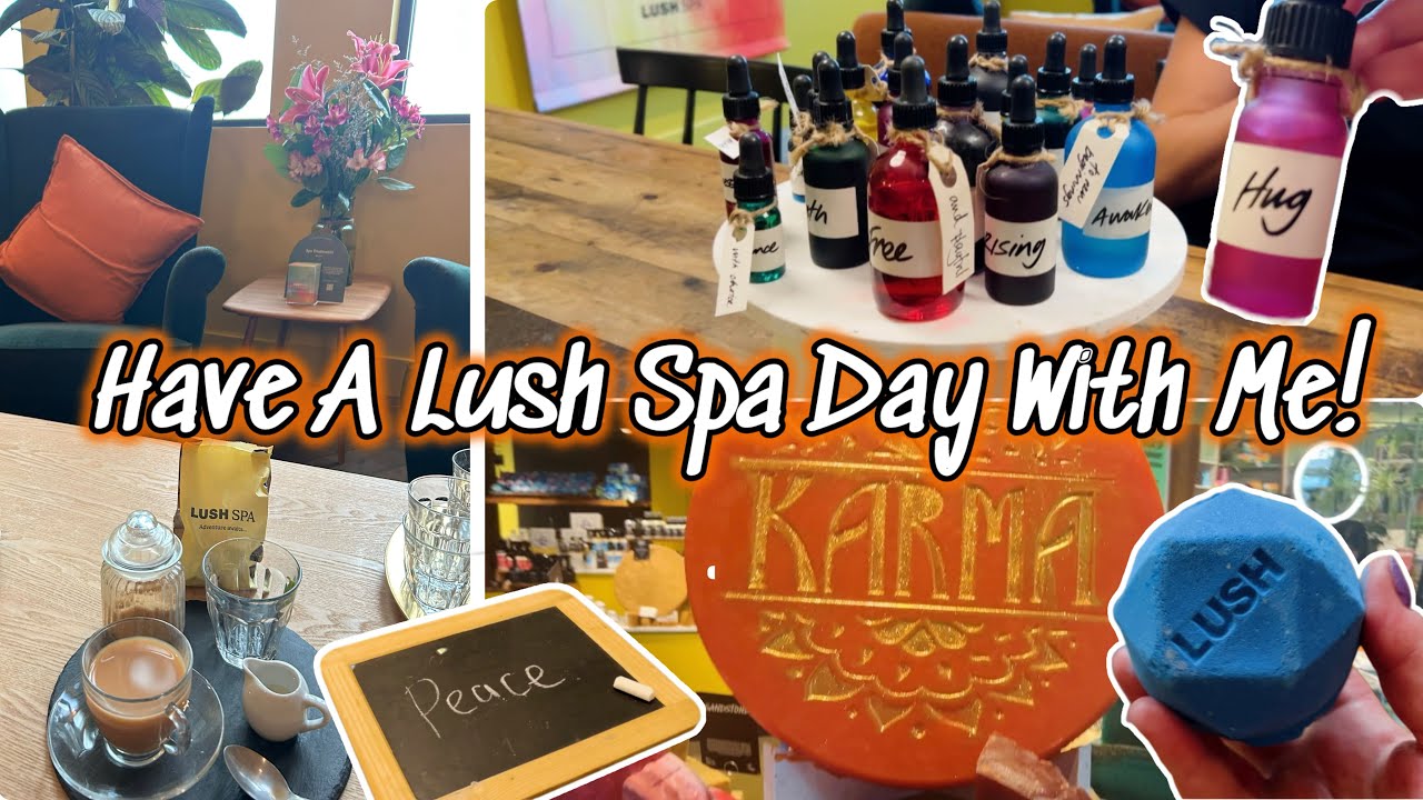 COME FOR A LUSH SPA TREATMENT WITH ME! | Synesthesia Spa Treatment, Lush Birmingham & LUSH HAUL! 🫧