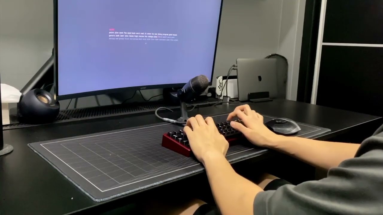 Singa Kohaku R1 - BSUN BCPs on Aluminium Plate Typing Sound Test