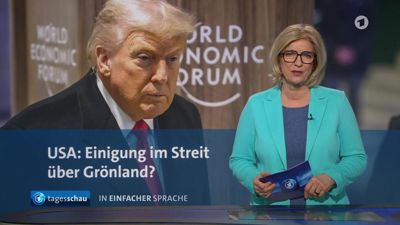 tagesschau in Einfacher Sprache 19:00 Uhr, 22.01.2026