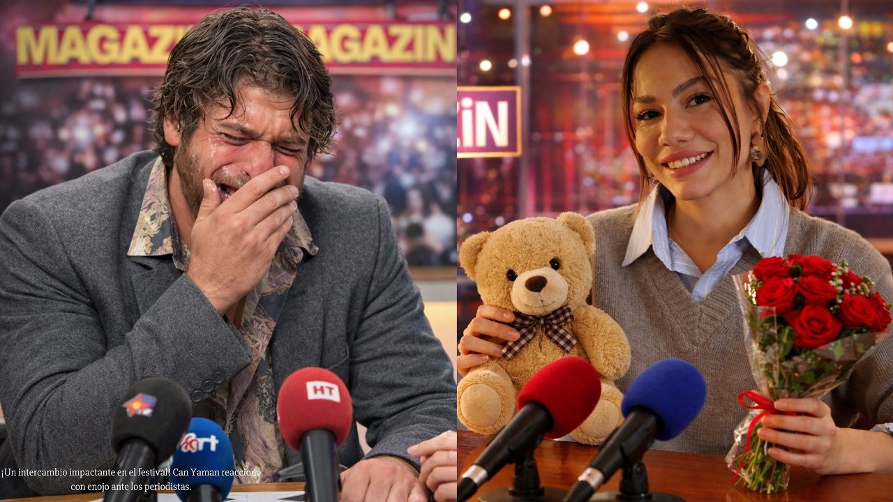 &iexcl;Un intercambio impactante en el festival! Can Yaman reaccion&oacute; con enojo ante los periodistas.