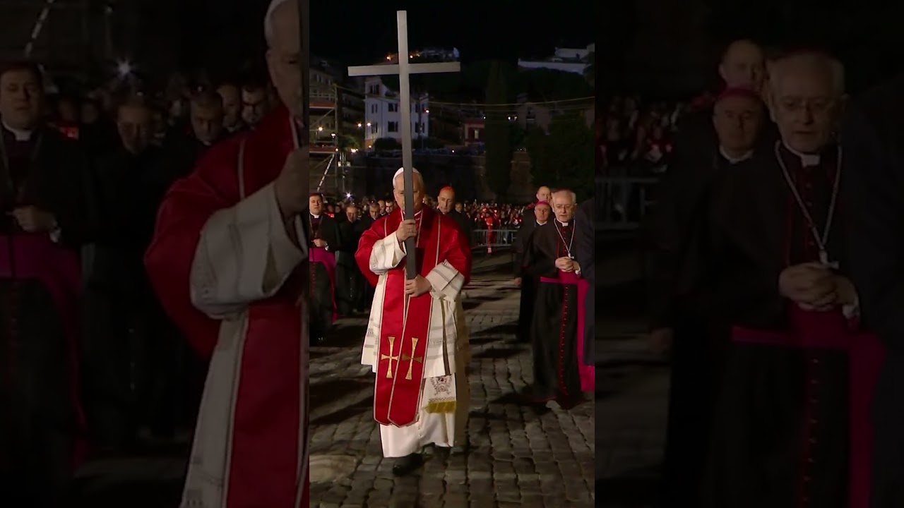 Highlights - April 3 2026, The Way of the Cross - Pope Leo XIV