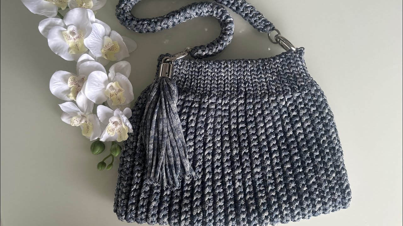Bolsa de crochê fácil e rápida 