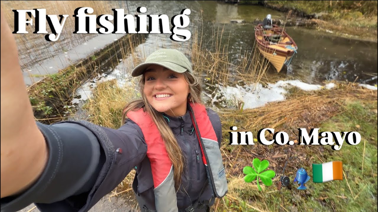 Fly fishing for trout in Co. Mayo, Ireland