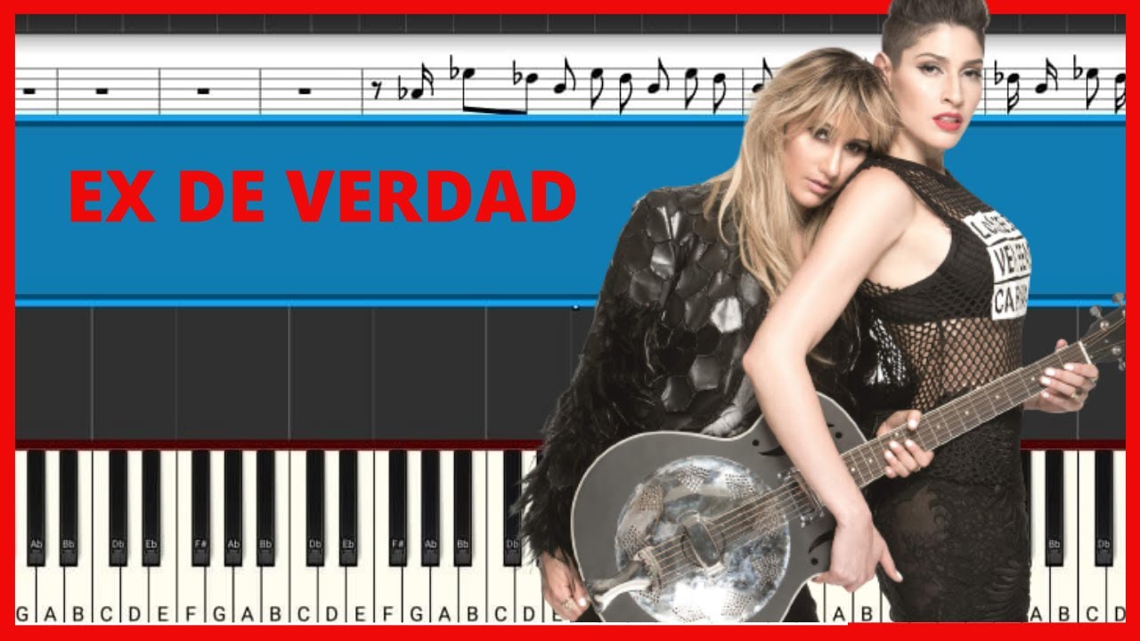 HA-ASH - Ex de Verdad | Piano Tutorial | Midi