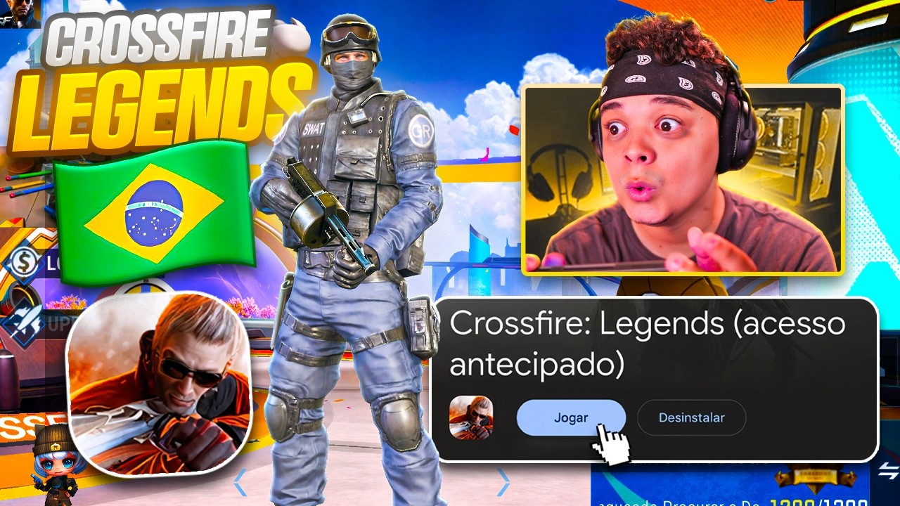 SAIUUUU, FINALMENTE SERVIDOR BRASILEIRO no CROSSFIRE LEGENDS!